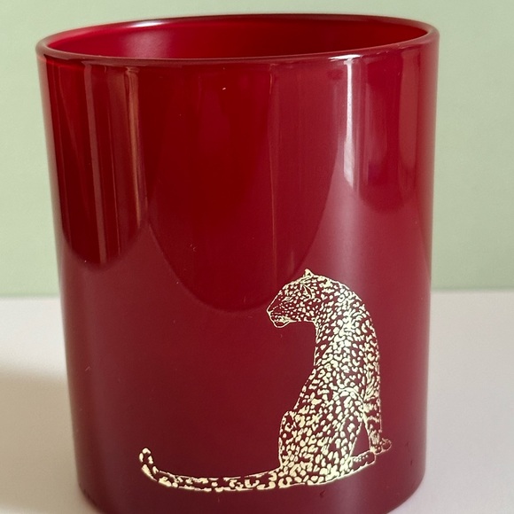 Cartier Red Candle Holder, Repurposed Art Decor - Picture 2 of 8